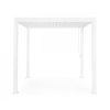 Bílá hliníková pergola s uzavíracími lamelami OCEAN 3x3 m