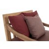 Teakové křeslo BALI vínové