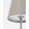 Zahradní stojací LED lampa ETNA 38 cm taupe