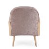 Křeslo DALIDA starorůžové