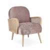 Křeslo DALIDA starorůžové