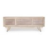 Dřevěný TV stolek SAHANA světlý