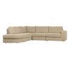 Rohová pohovka FAMILY béžová levá