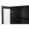Dřevěný kabinet XAM černý 155x100 cm