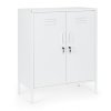 Kovová komoda CAMBRIDGE bílá