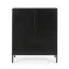 Kovová komoda CAMBRIDGE černá