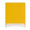 Kovová komoda CAMBRIDGE žlutá