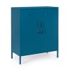 Kovová komoda CAMBRIDGE modrá