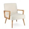 Krémové křeslo VERIANA