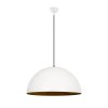 Závěsné světlo SIVANI bílé o60 cm