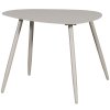 Kovový konferenční stolek AIVY světle šedý 50x68cm
