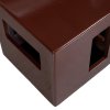 Odkládací stolek MODERN tmavě červený