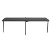 Konferenční stolek SHELTON černý 145x60 cm