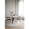 Jídelní stůl CARRADALE kulatý nabělený o130 cm