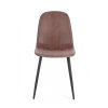 Jídelní židle IRELIA kůže hnědá