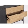 Dřevěná komoda ALLYCIA 124x40 cm