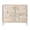 Dřevěná komoda ARCHITA 100x85 cm