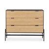 Dřevěná komoda ALLYCIA 104x40 cm