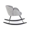 Šedé houpací křeslo SIBILLA