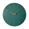 Nástěnné hodiny TIMELINE zelené 40 cm