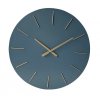 Nástěnné hodiny TIMELINE modré 60 cm