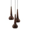 Závěsné osvětlení TUMBLE hnědé