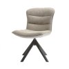 Otoční jídelní židle Nika šedá taupe