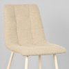 Jídelní židle NINO béžové bouclé