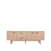 Dřevěná komoda CALI světlá