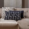 Dekorativní polštářek CALEB černobílý