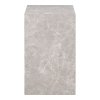 Odkládací stolek PRAGUE šedý mramor 30x30 cm
