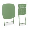 Zahradní set stolku a jídelních židlí YVONNE zelený