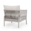 Zahradní křeslo FLORENCIA bílé