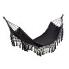 Houpací síť ELDORIS černá 100x200 cm