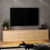 Dřevěný TV stolek NEON 160x32 cm