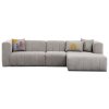 Rohová pohovka BEYZA pravá světle šedá