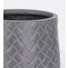 Set 2 květináčů RHOMBUS šedý