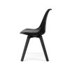 Jídelní židle BERGER s černými nohami