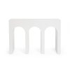 Konzolový stolek RHOME bílý 120 cm 3 oblouky