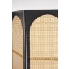 Designový paraván JOSINE černý 150x180cm