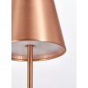 Zahradní stolní LED lampa ETNA 38 cm bronzová