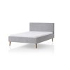 Čalouněná postel TWISTER 140x200cm šedá