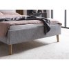 Čalouněná postel TWISTER 180x200cm šedá