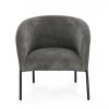 Křeslo CAMILA tmavě šedé