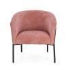 Křeslo CAMILA korálově růžové