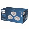 31074 philips sparkle sl261 led zapustne bodove svitidlo 1x5w 350lm 2700k set 3 ks stmivatelne ochrana eyecomfort bila