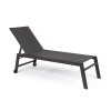 Hliníkové lehátko HILDE černé