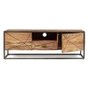 Dřevěný TV stolek EGON hnědý