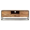 Dřevěný TV stolek EGON hnědý