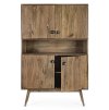 Dřevěný kabinet SYLVESTER hnědý